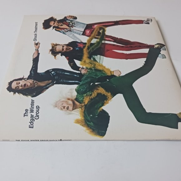 Vintage The Edgar Winter Group Shock Treatment vinyl record 1974 first pressing - Picture 5 of 11